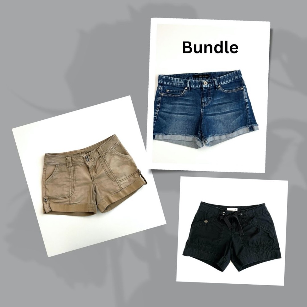 Bundle Women's Calvin Klein, Guess, and Old Navy Size 2 Shorts